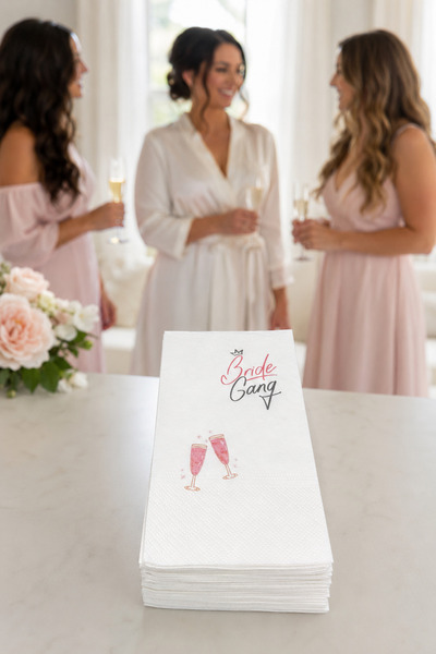 Sofra Sunum Bride To Be Desen Temalı Dekoratif Baskılı Parti Sunum Peçetesi |...