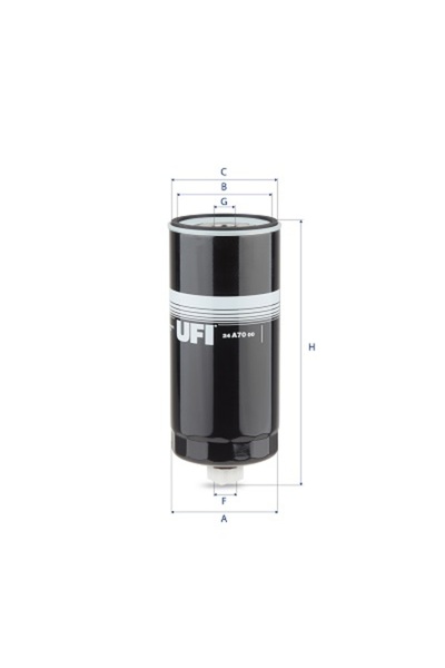UFI Filtru Combustibil Deutz Fahr 7545 Rts K 410 K 420 M 600 M 610 M 620 Same...