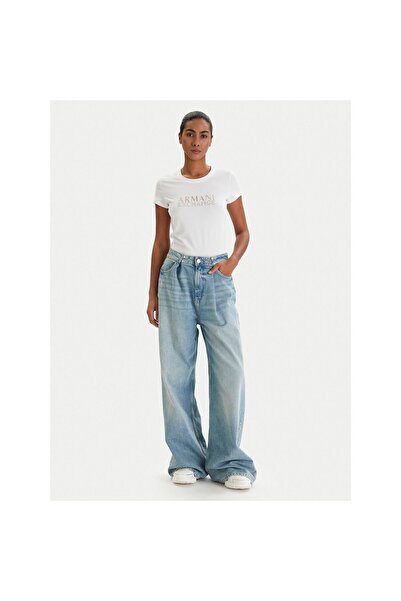 Armani Exchange Tricou de damă XW001837 AF16294 Alb