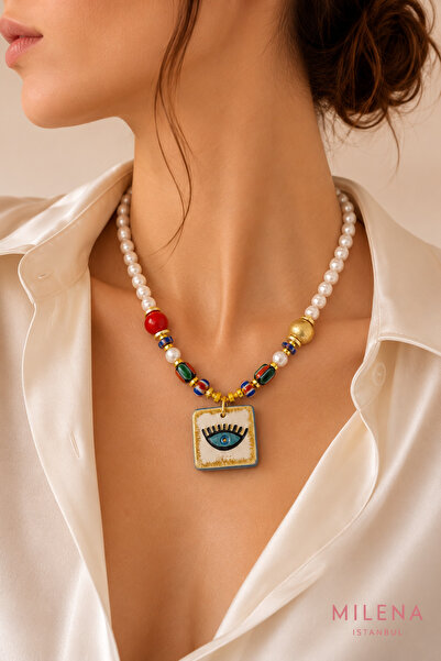 Milena Designer Store Milena Istanbul Natural Stone Ceramic Evil Eye Figured ...