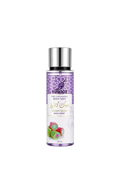 KUNOOZ Candy Musk Fine Fragrance Body Mist 150ml | Long Lasting Sweet Musk Pe...