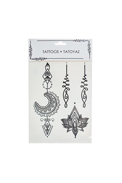 OEM Tatuaje temporare autocolante pentru piept, 4 bucăți – schimbare rapidă d...