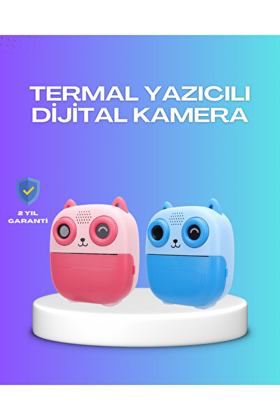 2.4 İnç Ekranlı Çocuk Fotoğraf Makinesi 6X Zoom Özellikli