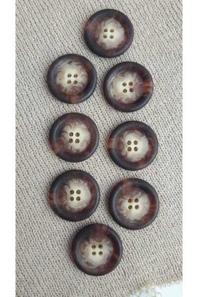 ILCARE Polyester Button 25 mm 8 Pieces