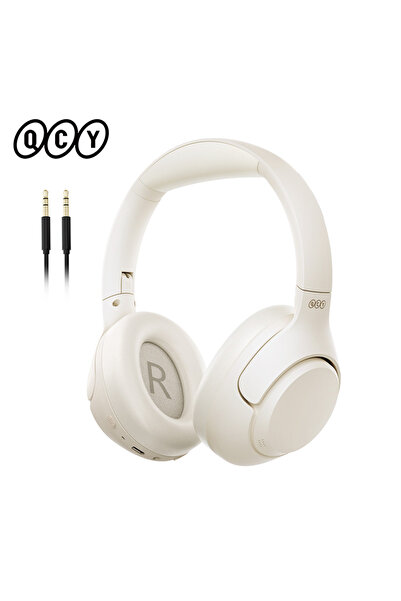 Choice1 QCY H3-White QCY H3 ANC Hi-Res Audio Wireless Bluetooth 5.4 Headphone...