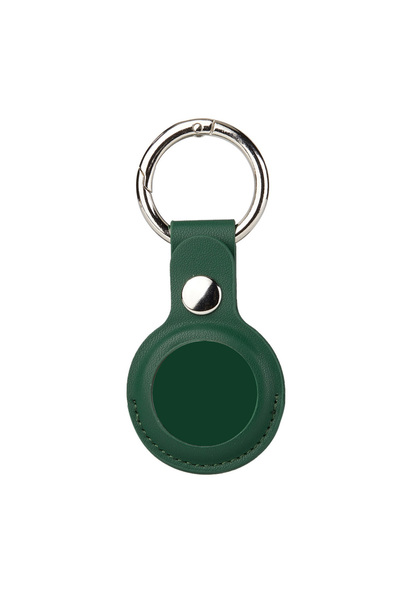 Choice5 green For Airtags Keychain Case Cover Waterproof Key Chain Ring PU An...