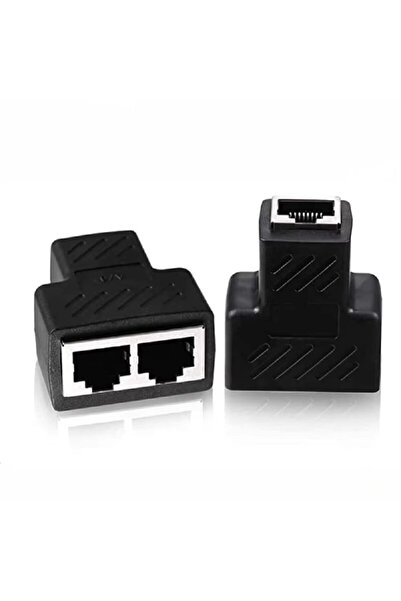 choice2 2pieces Splitter Adapter, RJ45 1 to 2 Network Connector, Dual LAN Eth...