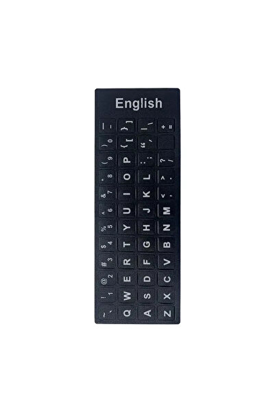 Choice4 Black English Keyboard Letter Stickers, Computer Keyboard Keycaps Rep...
