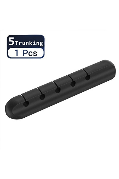 Choice11 5 holes black Cable Fixing Clips 3-Pack Cable Management Cable Organ...