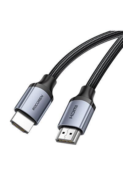 Choice1 كابل HDMI أسود من روكورين بطول 2 متر، ذكر إلى ذكر، HDMI 2.0 عالي السر...