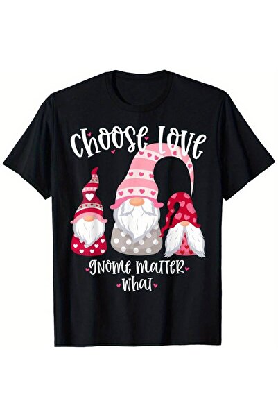 01THEONE Valentines Day Choose Love Gnome Matter What Suitable for Mens & Wom...