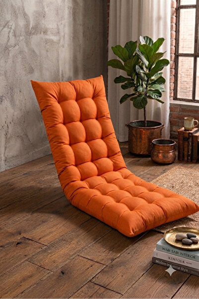 MoMMe SALLANAN SANDALYE MİNDERİ BANK MİNDERİ 50*120 TURUNCU