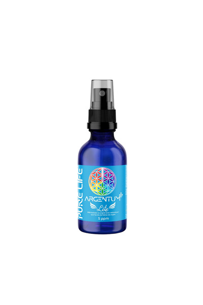 PureLife ARGENTUM+® LITE 5ppm 60ml cu pulverizator
