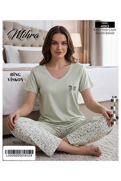 Mihra Set pijama cu mânecă scurtă
