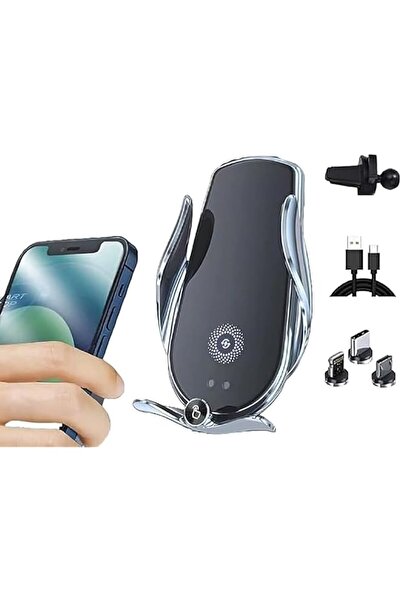 Generic XXAAN 15W Fast Wireless Car Charger Phone Holder with 360° Rotation a...