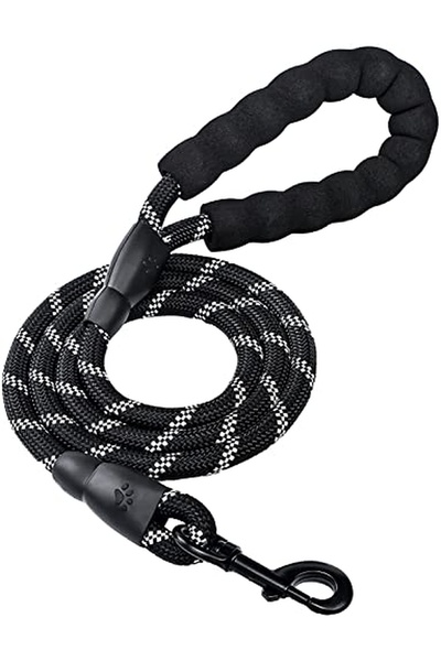 RAG&SAK 5 Ft Strong Dog Leash With Comfortable Padded Handle And Highly Refle...