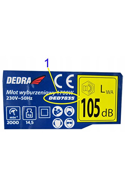 NO BRAND Comutator pentru ciocanul perforator cu baterie DEDRA DED7048