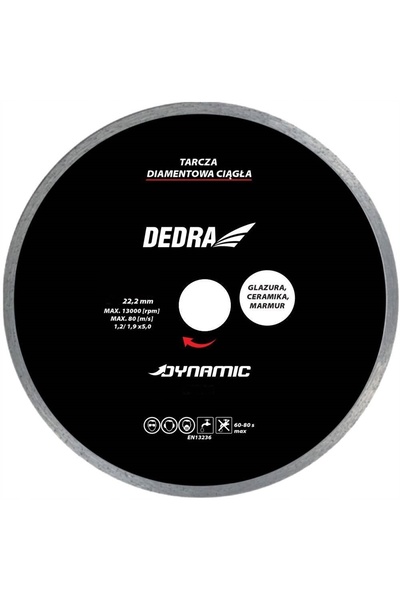 Dedra-Polonia Disc diamantat DEDRA pentru carote 250 / 25,4mm HP2107E