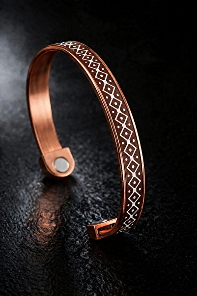 İyyaKee Magnetic Pure Copper Bracelet Adjustable Magnet Model Men's Women's C...