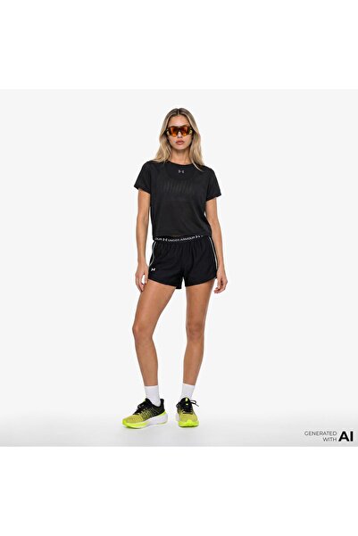 Under Armour Black Loose Fit Women's Tech Shorts
