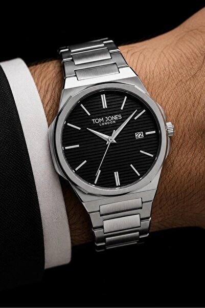 Tom Jones London Men's Wristwatch Original Steel 3 Atm Waterproof 2 Year Warr...