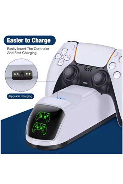 Dolozena Ps5 Dualsense Şarj Istasyonu Playstation 5 Uyumlu Charging Station