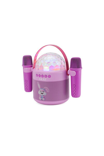 AKAI Boxă karaoke cu două microfoane wireless