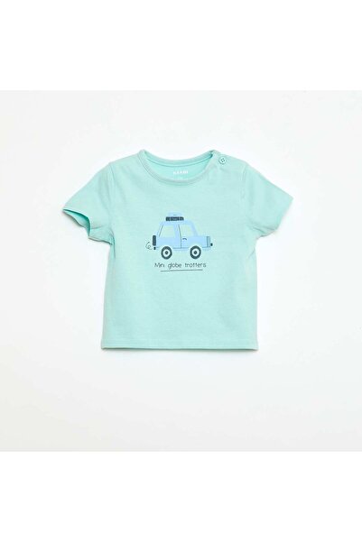 KIABI Short-sleeved T-shirt with animation BLUE