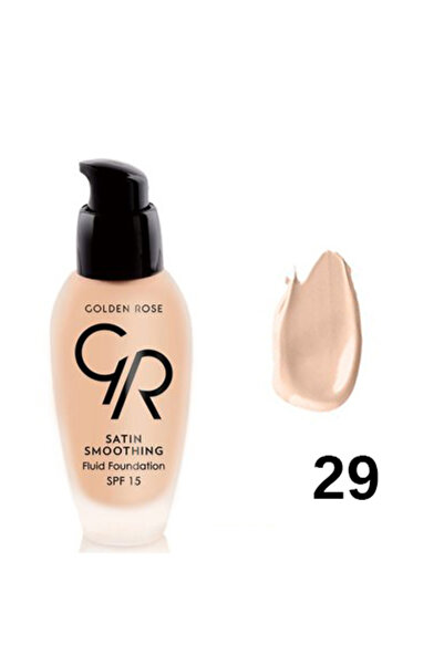 Golden Rose SATIN SMOOTHING FLUID FOUNDATION 29 SPF15 34ML