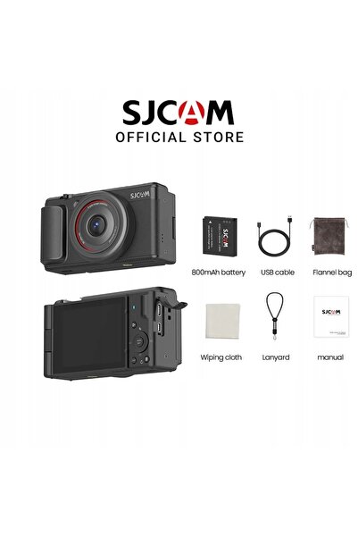 SJCAM Aparat foto digital ZV200 pentru adolescenți și tineri, cameră WEBCAM 5...