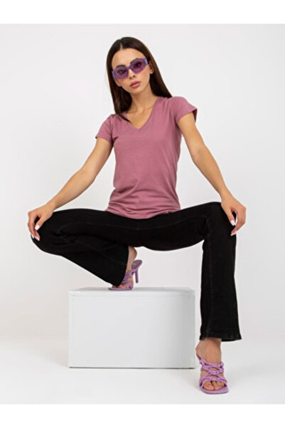 Basic Feel Good Tricou Dama Mini, Decolteu in V, BASIC FEEL GOOD, Roz Casual ...