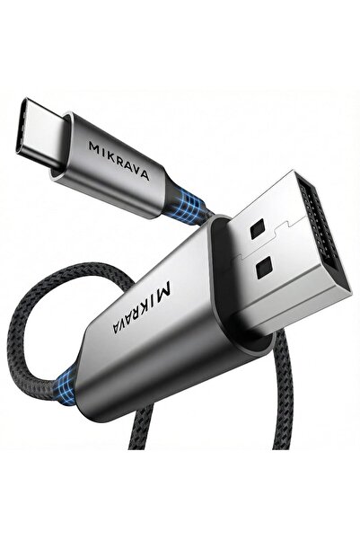 Hsc bilişim Usb C Displayport 1.4 Kablo (8K@60Hz, 4K@240Hz, 2K@360Hz) Hdr Hdc...