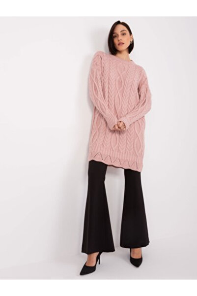 BADU Rochie Dama, BADU, Acril, Maneca lunga, Roz deschis, model BA-SK-8006.52P