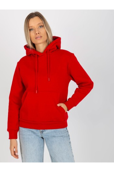 rue parıs Women's Sweatshirt, RUE PARIS, Cotton, Long Sleeve, Red, model CT-B...