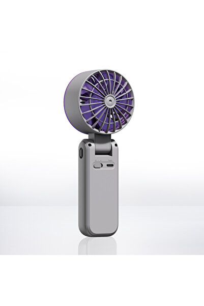 TIROSS Mini ventilator de birou, ventilator portabil, USB-C, 3600mAh, 100 de ...