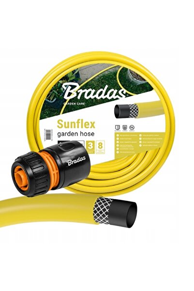 Bradas SET FURTUN DE GRĂDINĂ SUNFLEX 3/4`` 50 metri + CONECTOR RAPID GRATUIT