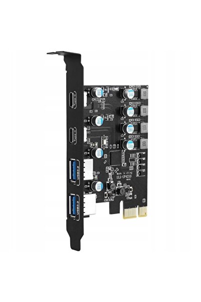 NO BRAND Placă de extensie adaptor pentru PC PCI PCIe 2x USB 2x USB-C