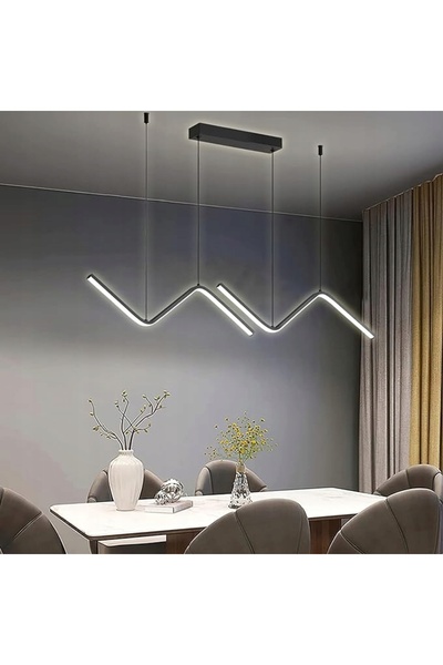 Riserva ZYRANDOL LAMPĂ LED DE TAVAN SUSPENSĂ NEAGRĂ DIMENSIUNE AJUSTABILĂ CU ...