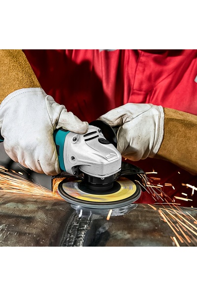 Gisam Polizor unghiular fără perii 125 mm - cu acumulator, tăiere/lustruire