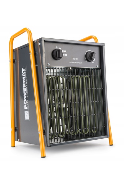 Powermat Grătar electric, încălzitor, ventilator 9kW 400V