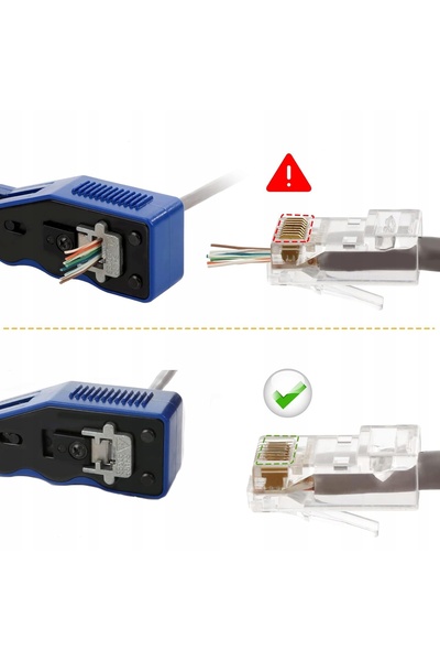 NO BRAND KIT DE INSTRUMENTE DE REȚEA PENTRU CONECTORI RJ45 TESTER DE SERTIZARE