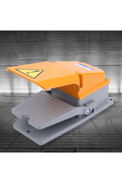 NO BRAND Întrerupător cu pedală LT4 - Buton industrial cu pedală, cu protecție