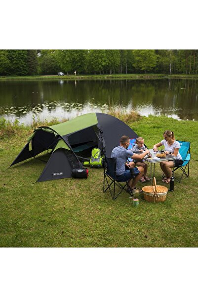 NILS CAMP Cort de camping turistic pentru 4 persoane, impermeabil + husă NILS