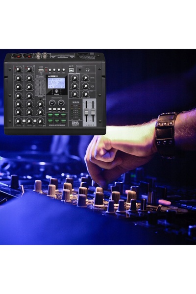 DNA MIX-EFF 4 mixer audio analogic 4 canale USB MP3 Bluetooth Phantom