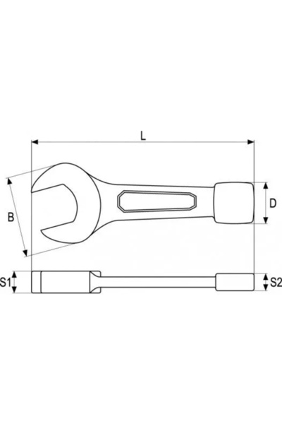 yato Cheie plată de impact 55MM YT-1622