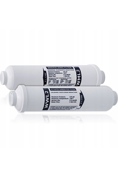 wodaRO Set de cartușe liniare RO7 Osmoza Filtru de apă 7 etape Set de rezervă