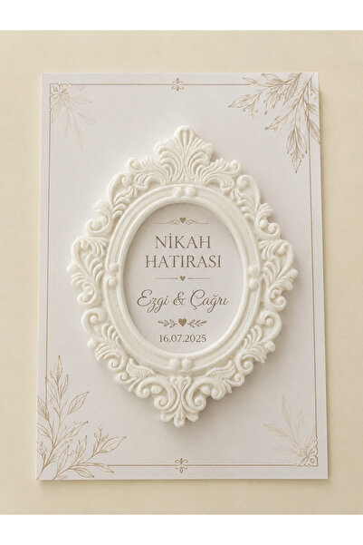 Kal Studio 30’lu Kişiye Özel 3D Baskı Nikah Hatırası Magneti | Nikah Hediyeli...