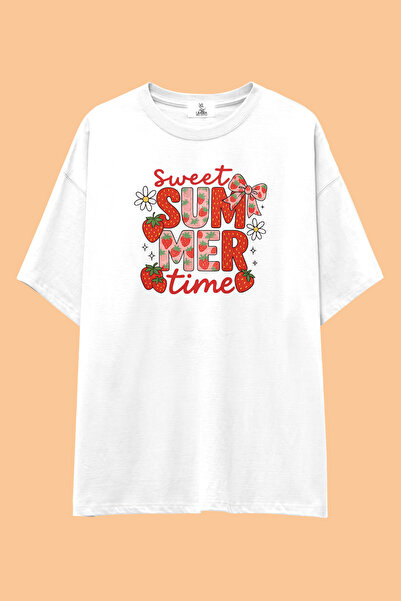 UmbraWear Sweet Summer Mood Oversize T-Shirt |   Unisex 100% Cotton Black and...