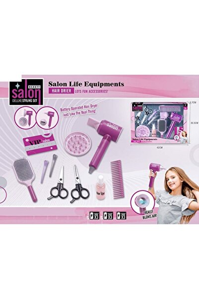 PlayFun Hairdressing Top Bottom Set with dryer
