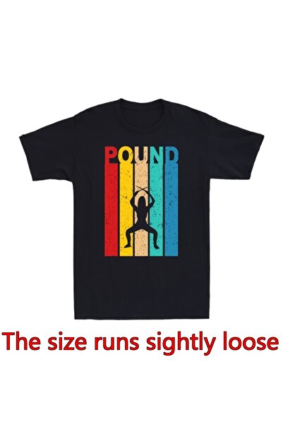 01THEONE Vintage Pound Sticks T-Shirt | Casual Crew Neck, Short Sleeve, Drawi...